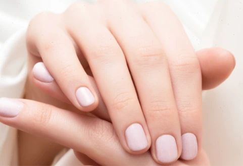 solid-colour manicure for short nails Tashkent