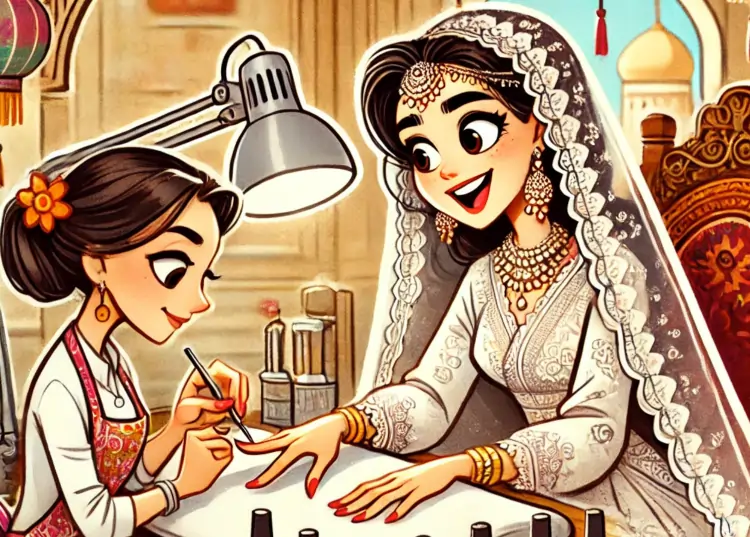 Wedding manicure Tashkent